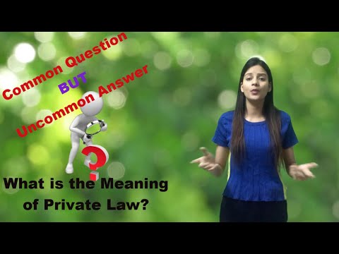 private law