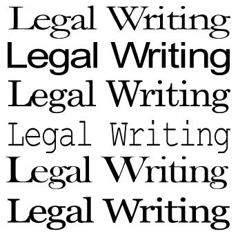 writing law